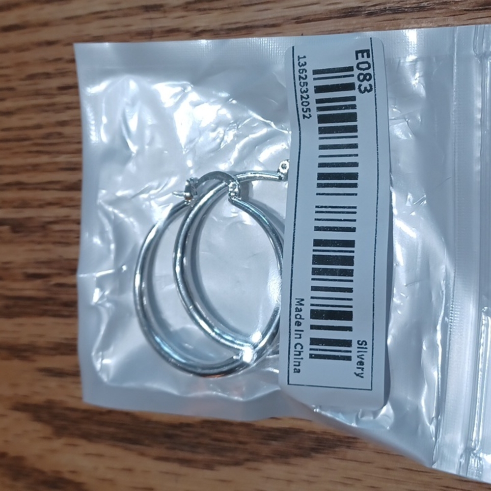 SS hoop ear rings